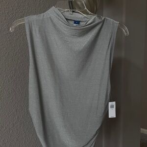 Old Navy Silver Knit Top